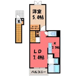 ブライド・マーベラス Nの物件間取画像